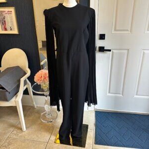 Pleated Cape Jumpsuit